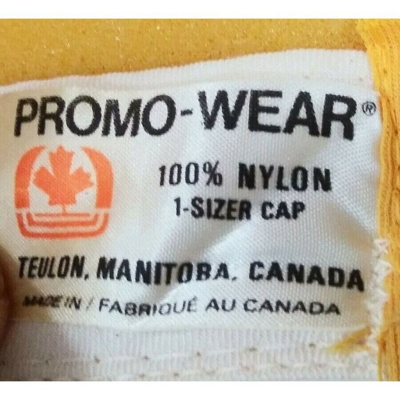 Farm Commerce Services Hat Vintage Trucker Hat w/ Yellow Embroidered Patch Cap - Picture 7 of 8